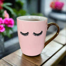 Load image into Gallery viewer, Eyelashes Coffee Mug