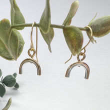 Load image into Gallery viewer, Mixed Metal Rainbow Earrings