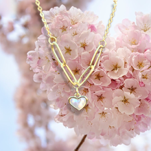 Load image into Gallery viewer, Give From The Heart In-laid Shell Necklace