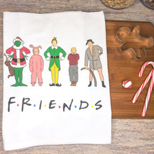 Load image into Gallery viewer, Friends Christmas Tea Towel
