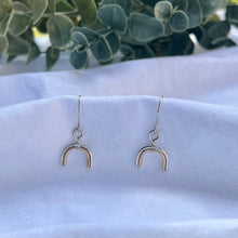 Load image into Gallery viewer, Mixed Metal Rainbow Earrings