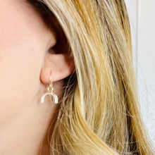 Load image into Gallery viewer, Mixed Metal Rainbow Earrings