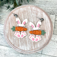 Load image into Gallery viewer, Easter Bunny Clay Earrings