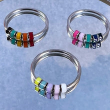 Load image into Gallery viewer, Silver Fidget/Affirmation Ring