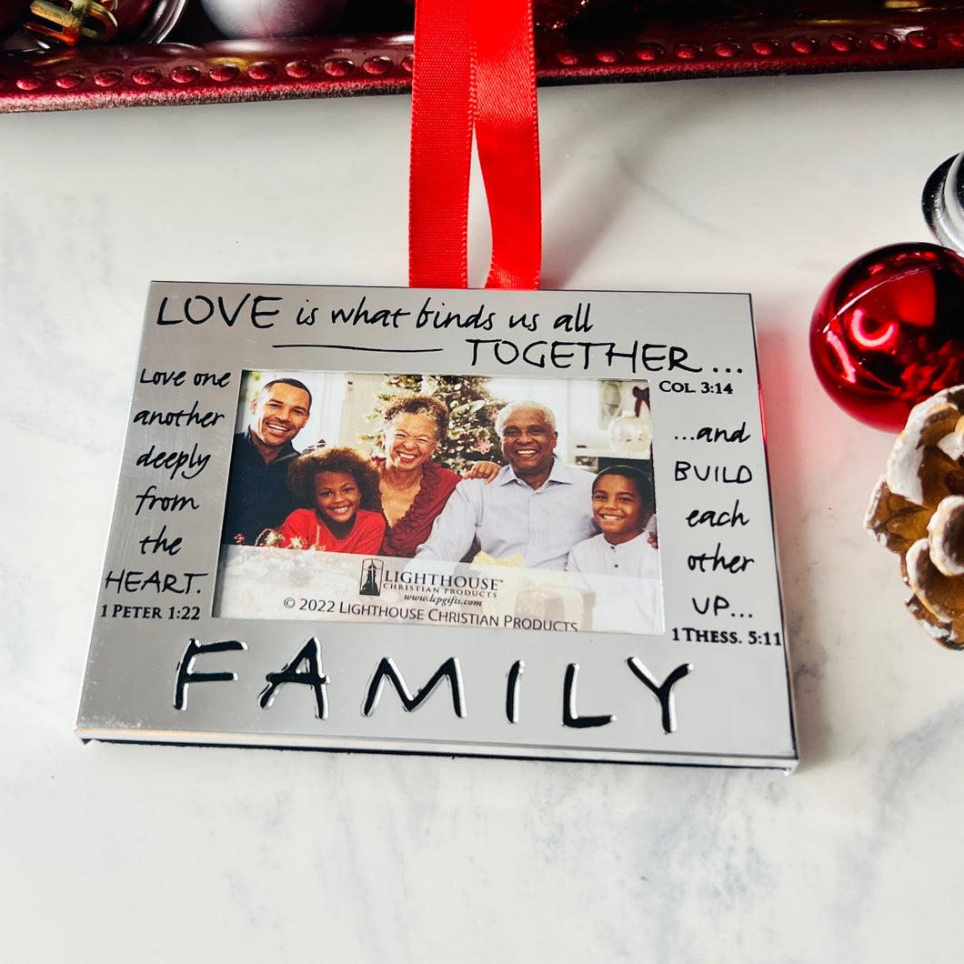 Ornament Frame - Family