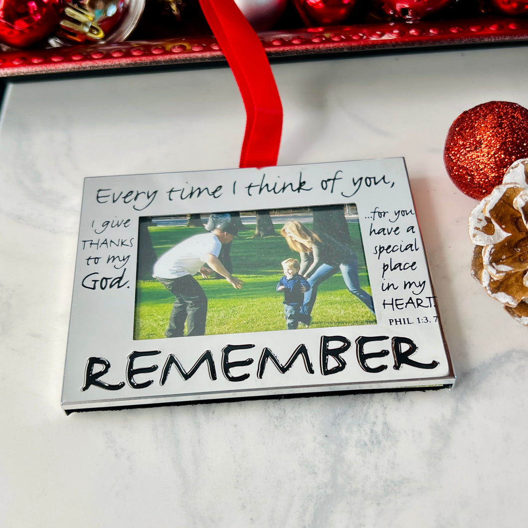 Ornament Frame - Remember