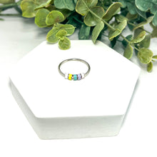 Load image into Gallery viewer, Silver Fidget/Affirmation Ring
