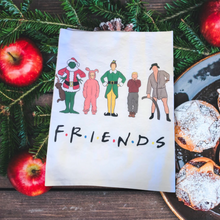 Load image into Gallery viewer, Friends Christmas Tea Towel
