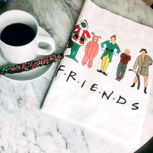 Load image into Gallery viewer, Friends Christmas Tea Towel
